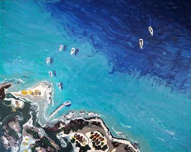 Original Aerial Paintings by Katy I