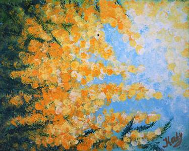 Original Abstract Seasons Paintings by Katy I