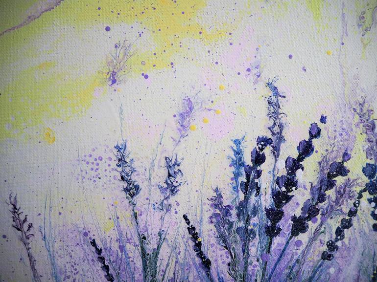 Original Abstract Botanic Painting by Katy  I