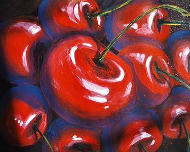 Original Expressionism Food Paintings by Katy I