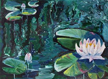 Original Expressionism Botanic Paintings by Katy I
