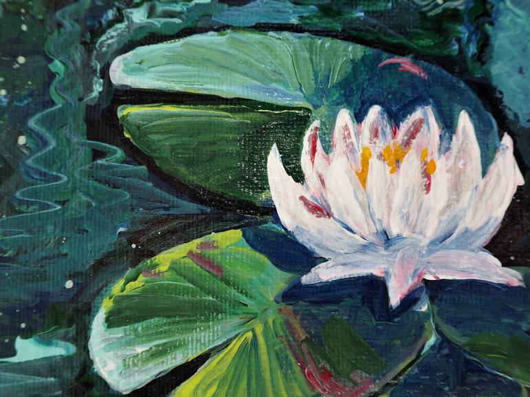 Original Expressionism Botanic Painting by Katy  I