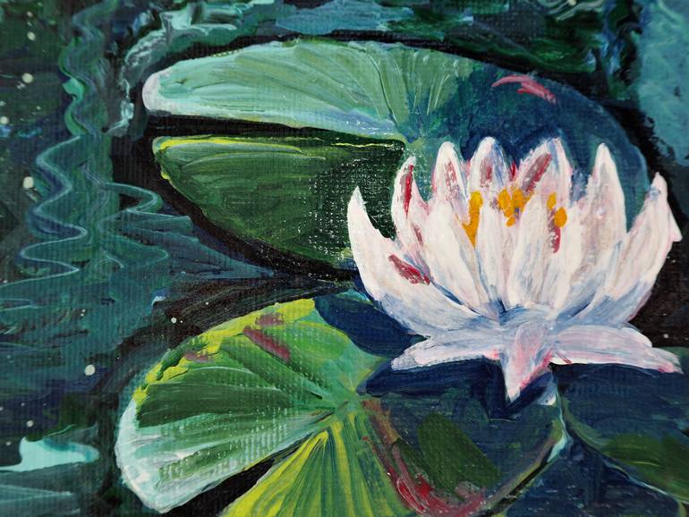 Original Expressionism Botanic Painting by Katy  I