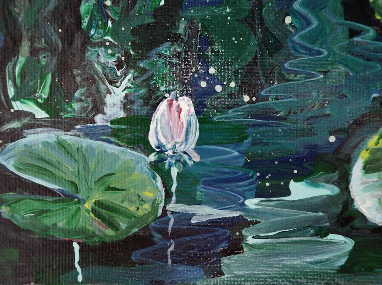 Original Expressionism Botanic Painting by Katy  I