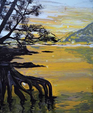 Original Expressionism Landscape Paintings by Katy I