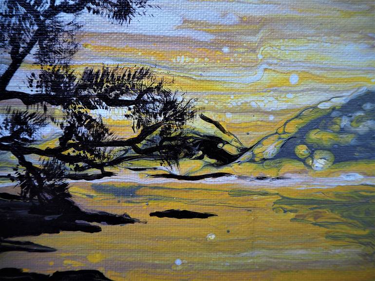 Original Expressionism Landscape Painting by Katy  I