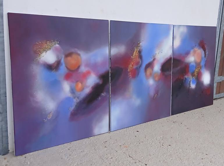 Original Abstract Expressionism Abstract Painting by Sylvid     Art