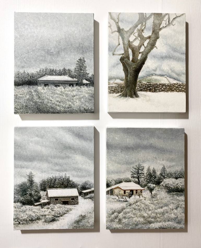Original Landscape Painting by hee jung lee