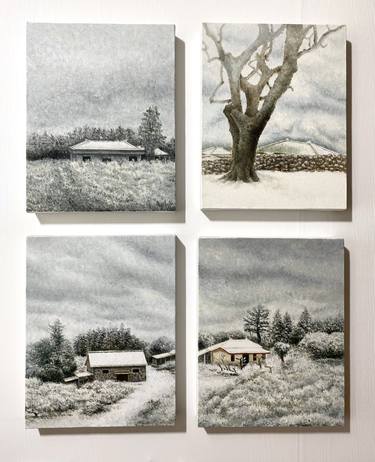 Original Fine Art Landscape Paintings by hee jung lee