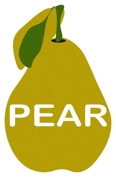 Yellow pear PRINT thumb