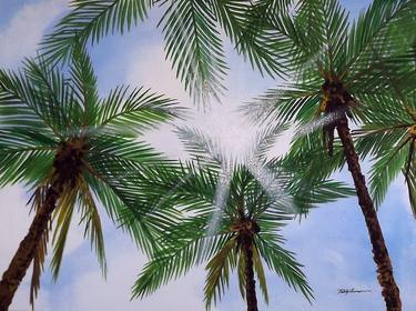 Print of Realism Tree Paintings by Teddy Wayne Brown