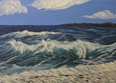 Print of Seascape Paintings by Marina Volina