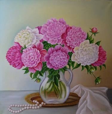 Print of Fine Art Botanic Paintings by Marina Volina