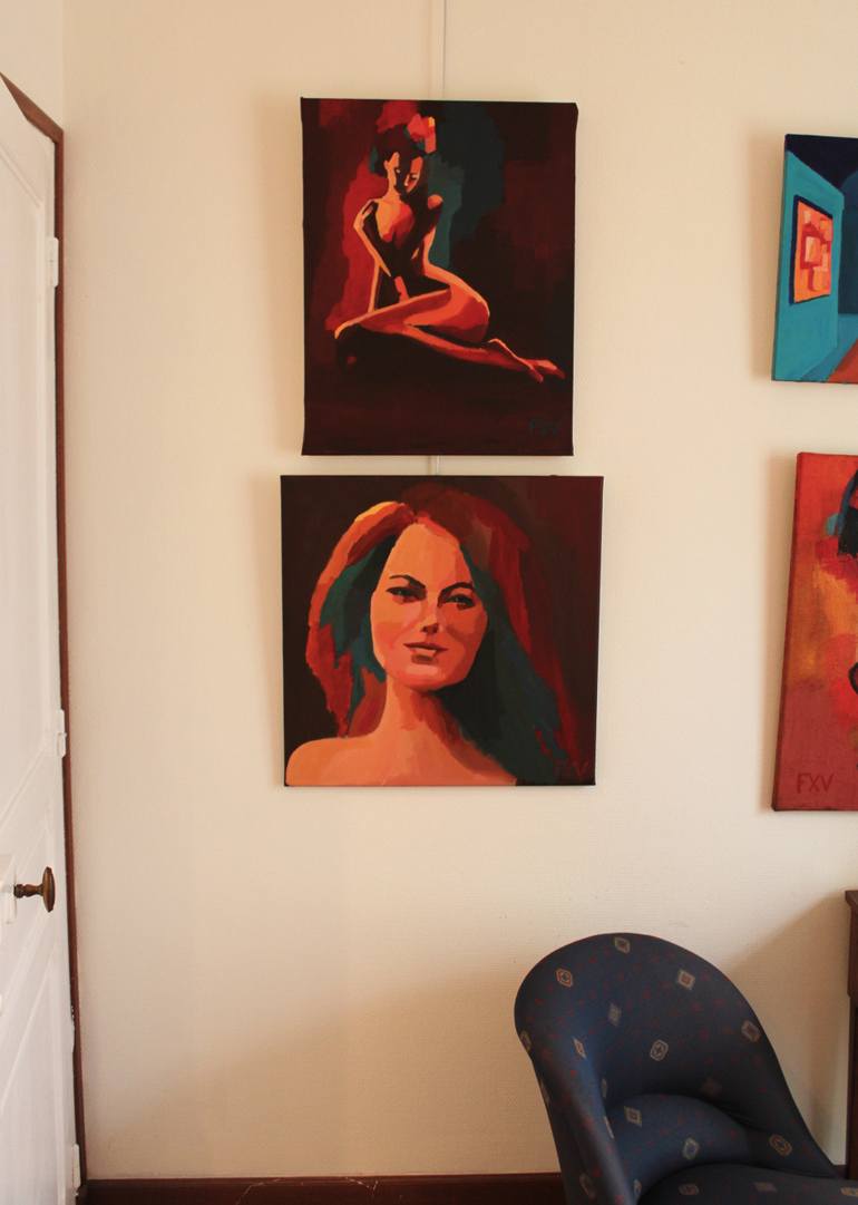 Original Pop Art Pop Culture/Celebrity Painting by Fx Vaudeleau