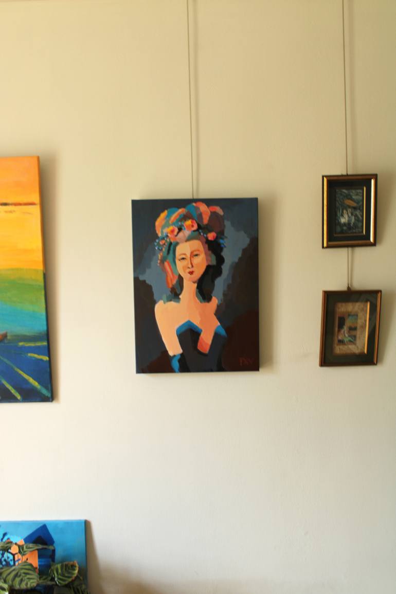 Original Figurative People Painting by Fx Vaudeleau