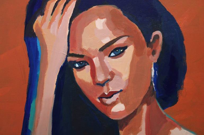 Original Figurative Celebrity Painting by FX VAUDELEAU