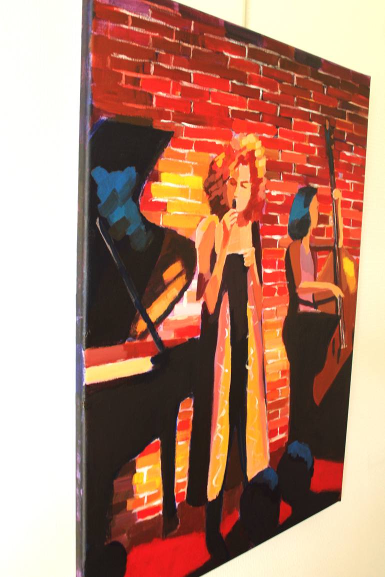 Original Figurative Music Painting by Fx Vaudeleau