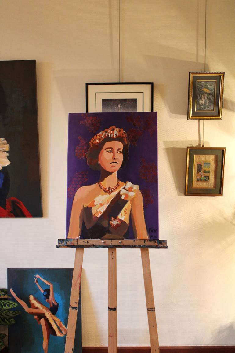 Original Pop Art Pop Culture/Celebrity Painting by Fx Vaudeleau