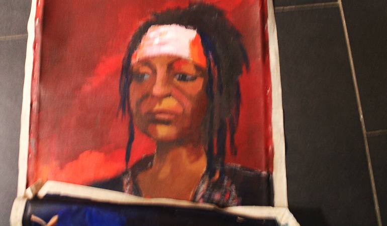 Original Figurative People Painting by Fx Vaudeleau