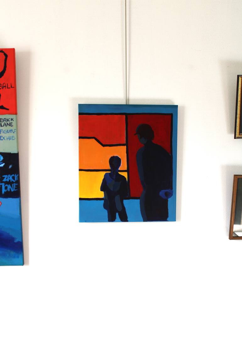 Original Pop Art People Painting by Fx Vaudeleau