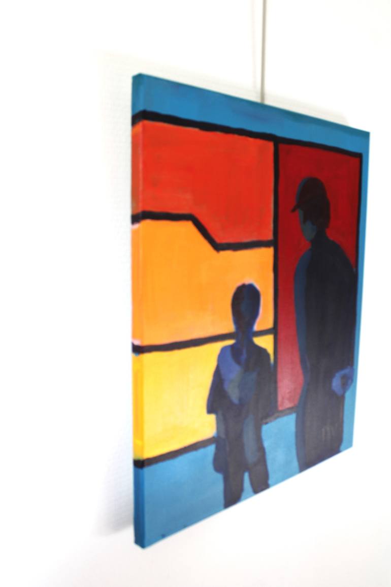 Original Pop Art People Painting by Fx Vaudeleau
