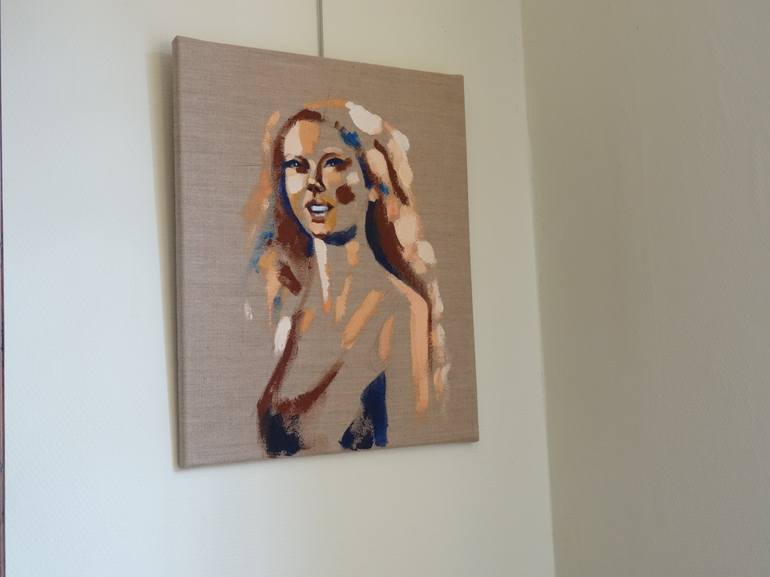 Original Figurative Celebrity Painting by FX VAUDELEAU