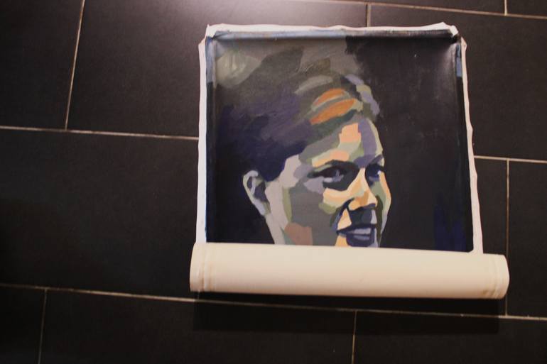 Original Figurative Pop Culture/Celebrity Painting by Fx Vaudeleau