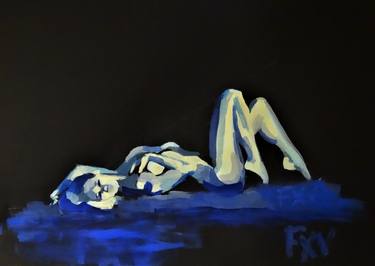 Original Erotic Paintings by FX VAUDELEAU