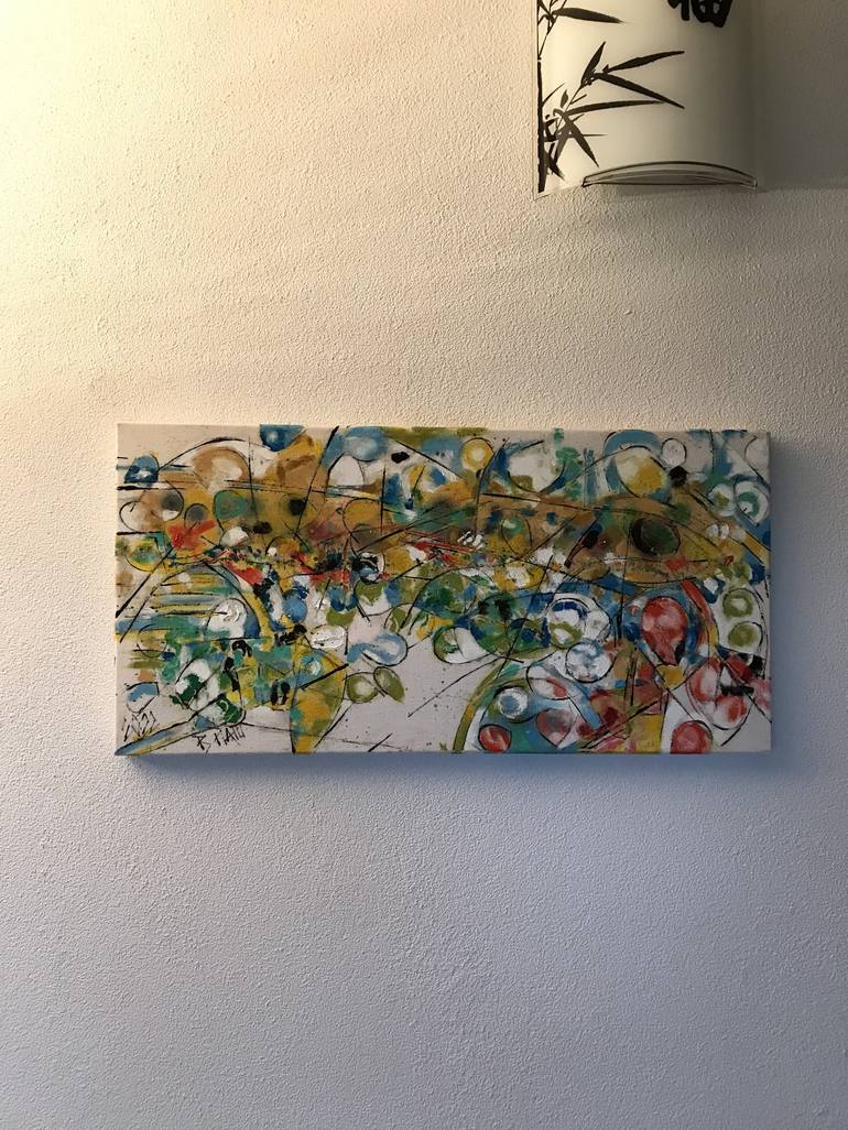 Original Abstract Painting by Barbara Piatti