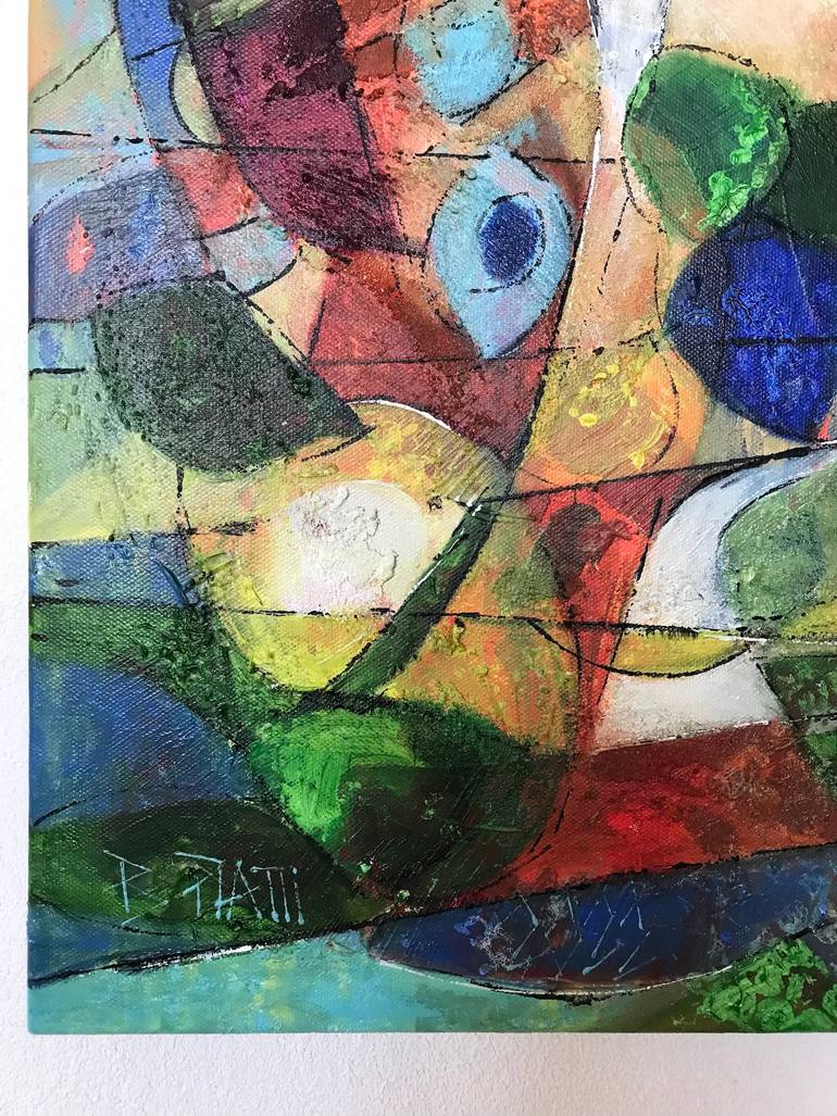 Original Abstract Expressionism Seascape Painting by Barbara Piatti