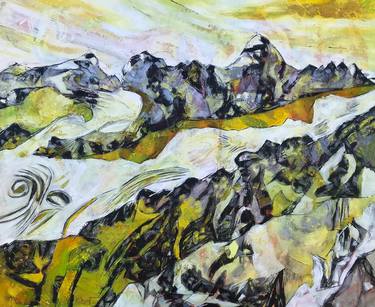 Original Expressionism Landscape Paintings by Barbara Piatti