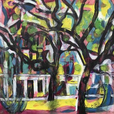 Original Expressionism Cities Paintings by Barbara Piatti