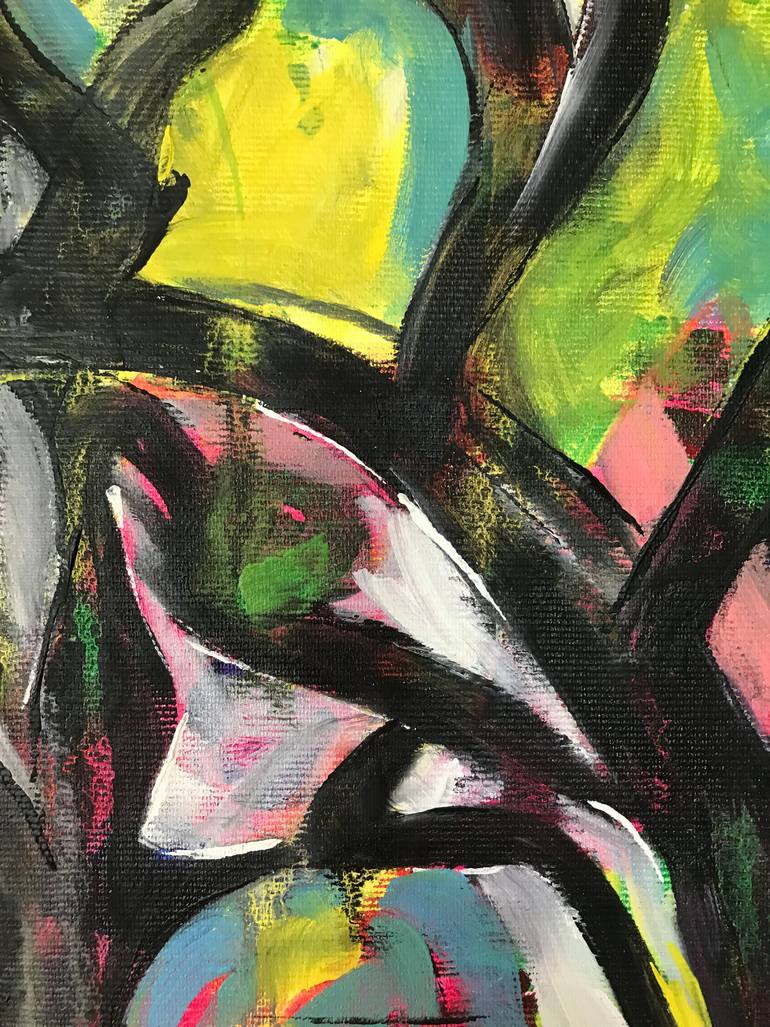 Original Expressionism Cities Painting by Barbara Piatti