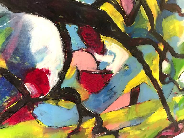 Original Expressionism Landscape Painting by Barbara Piatti