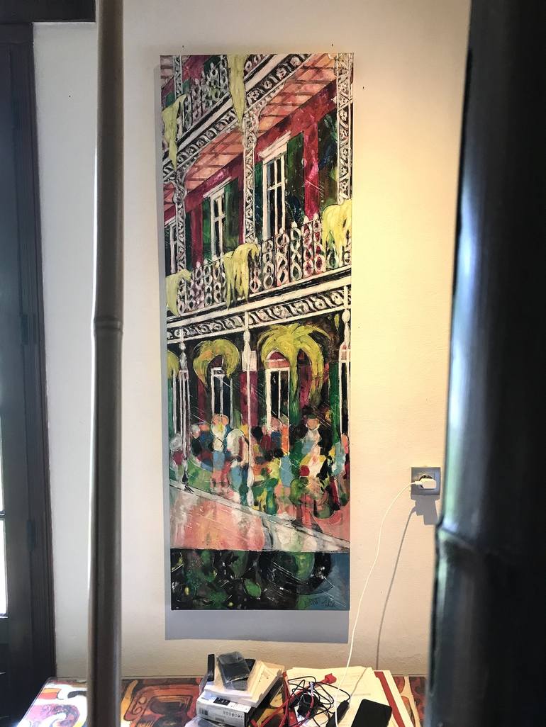 Original Expressionism Cities Painting by Barbara Piatti