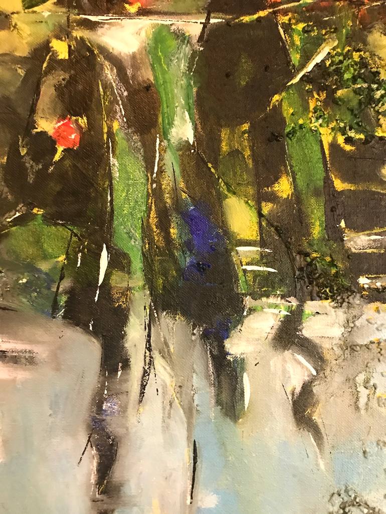 Original Expressionism Landscape Painting by Barbara Piatti