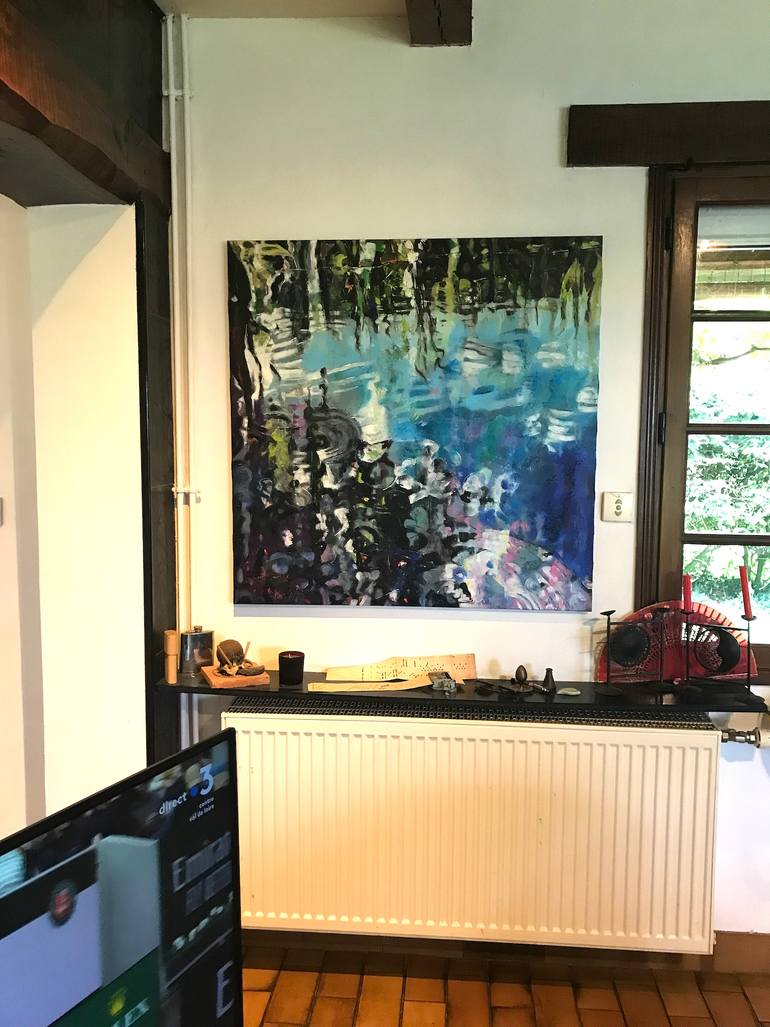 Original Expressionism Landscape Painting by Barbara Piatti