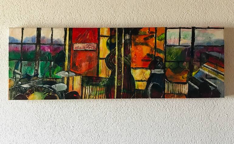Original Expressionism Music Painting by Barbara Piatti