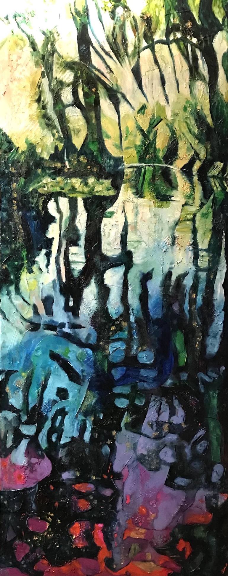 Original Expressionism Landscape Paintings by Barbara Piatti