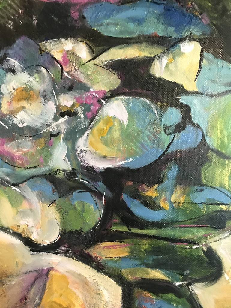 Original Impressionism Floral Painting by Barbara Piatti
