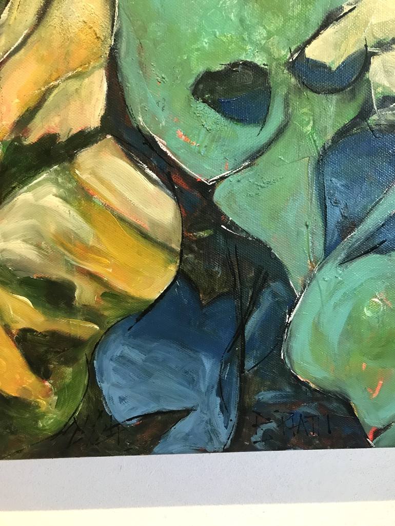Original Impressionism Floral Painting by Barbara Piatti