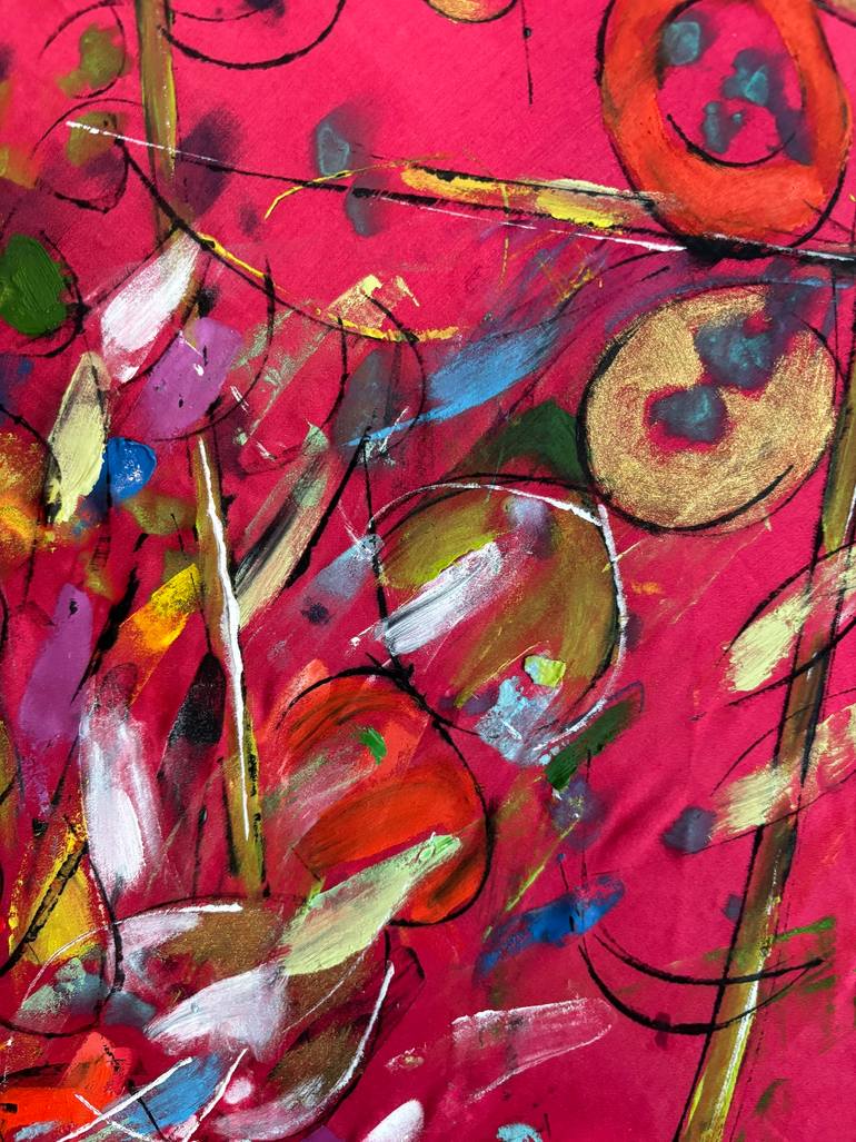 Original Abstract Expressionism Abstract Painting by Barbara Piatti