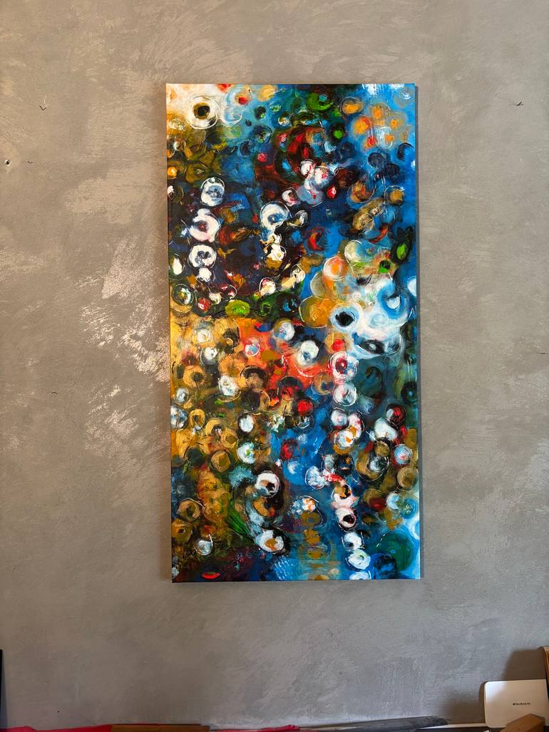 Original Abstract Expressionism Seascape Painting by Barbara Piatti