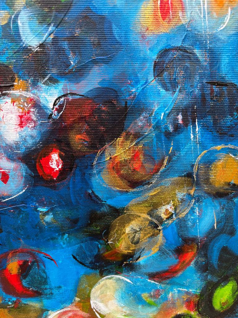 Original Abstract Expressionism Seascape Painting by Barbara Piatti