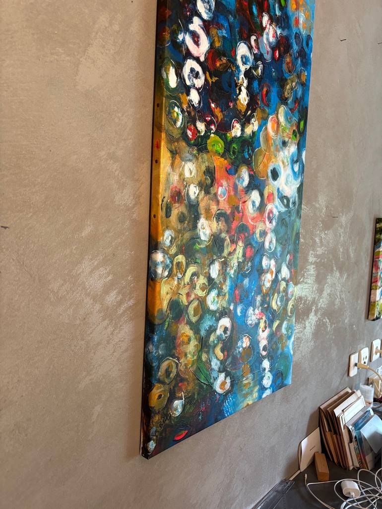 Original Abstract Expressionism Seascape Painting by Barbara Piatti
