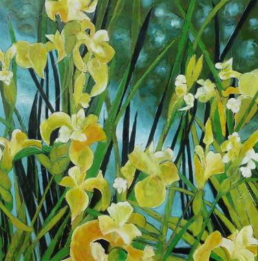 Original Expressionism Floral Paintings by Barbara Piatti