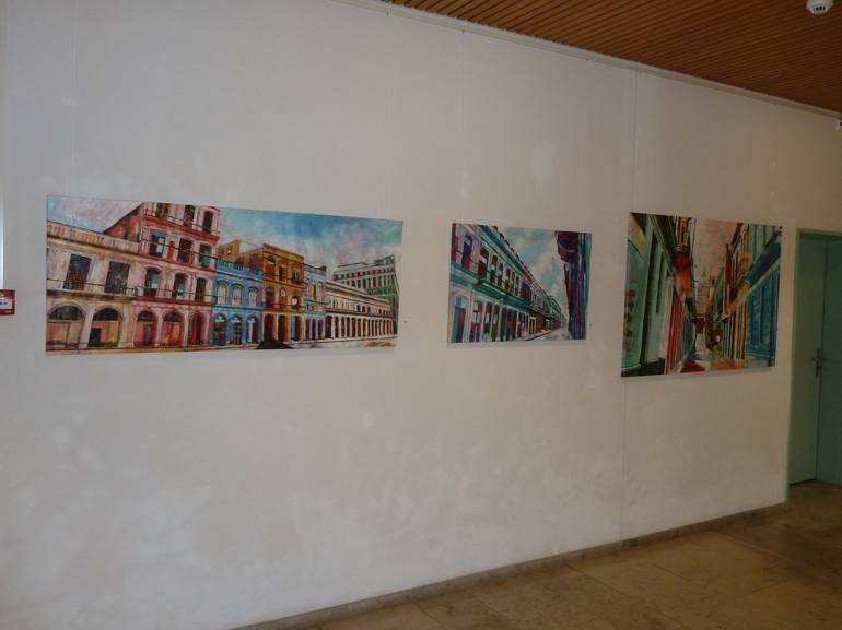 Original Cities Painting by Barbara Piatti