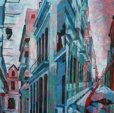 Print of Expressionism Cities Paintings by Barbara Piatti