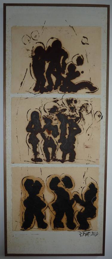 Print of Abstract Expressionism People Paintings by Barbara Piatti