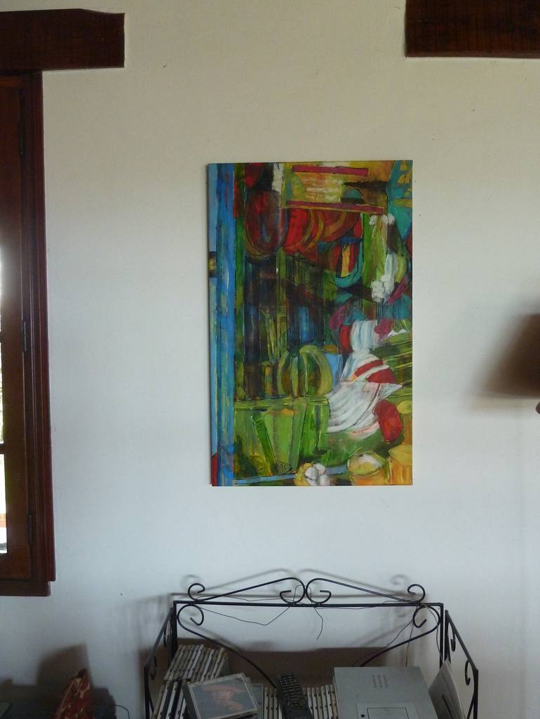 Original Abstract Expressionism Culture Painting by Barbara Piatti